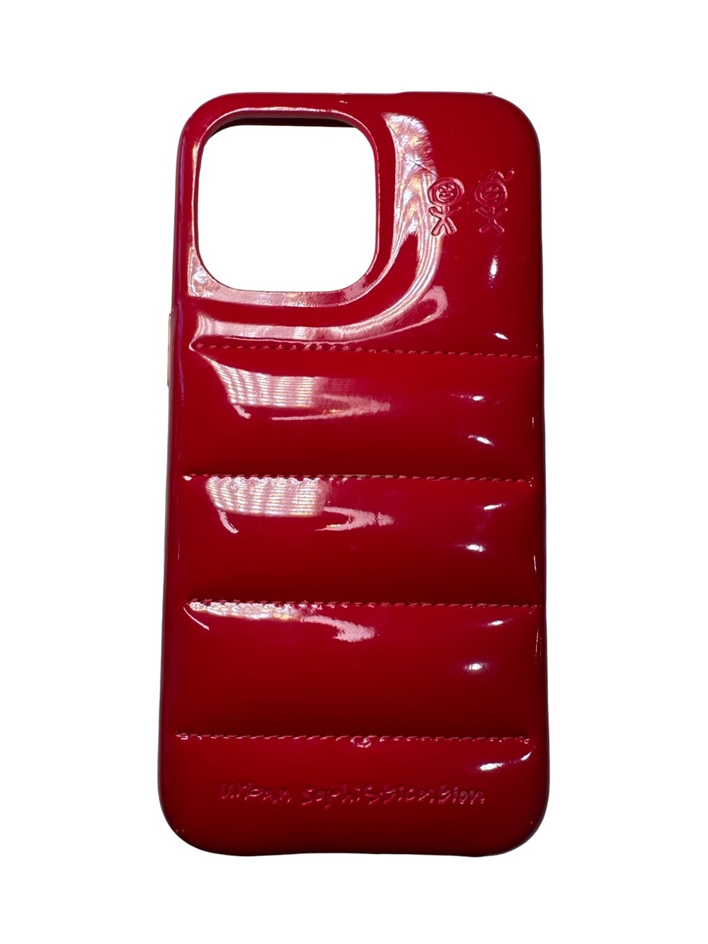 ♥️💋 Urban Sophistication The Puffer Case in RED For IPhone 15 pro max 💋♥️
